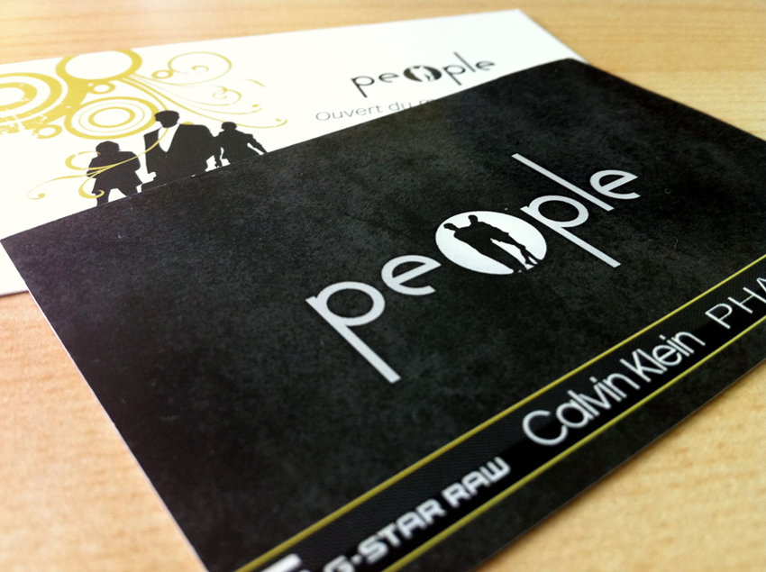 Carte de visite / Boutique People